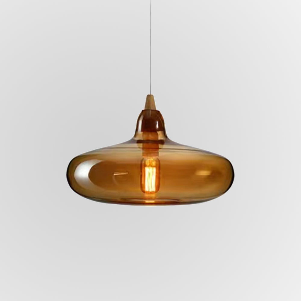 Sorvex Pendant Light Amber Glass - Sereilux