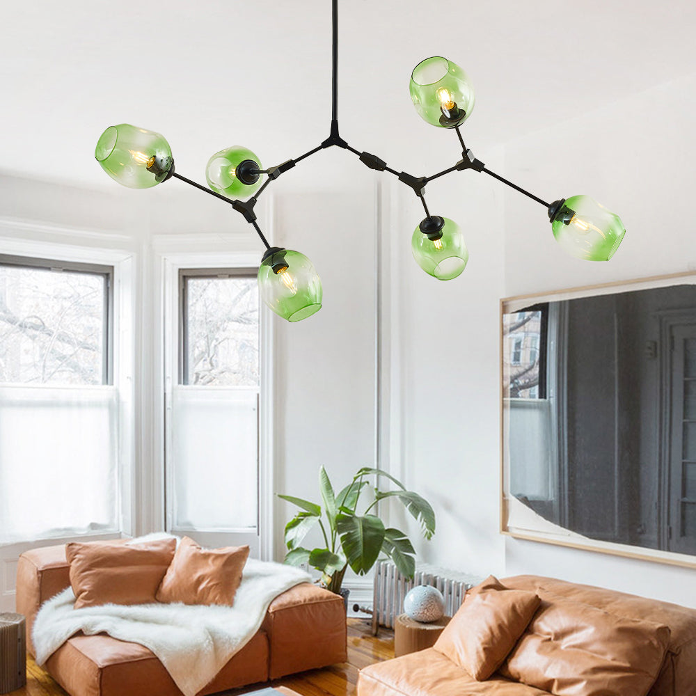 Zerin Nordic Modern Glass Pendant Light Clear Bubble - Sereilux