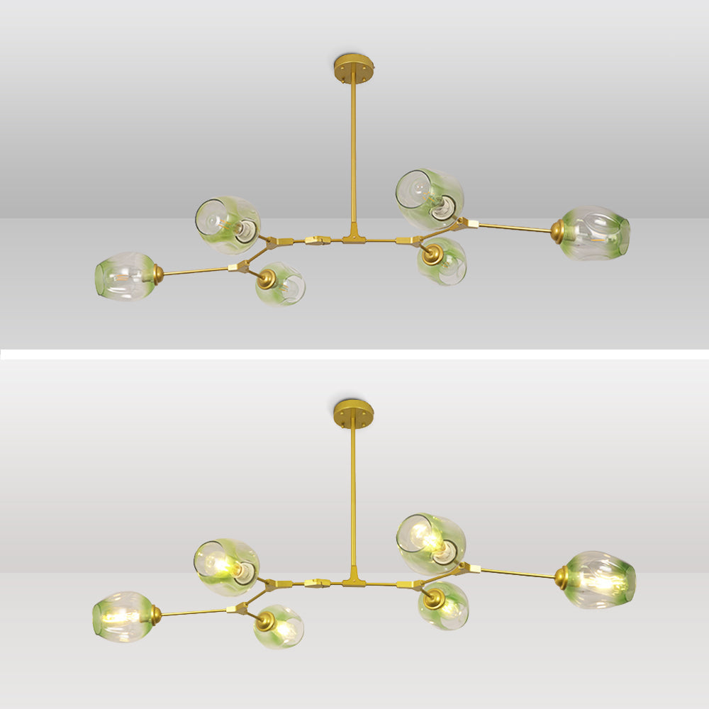 Zerin Nordic Modern Glass Pendant Light Clear Bubble - Sereilux
