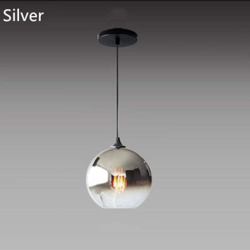 Voriq Frosted Balloon Pendant Light Gradient - Sereilux