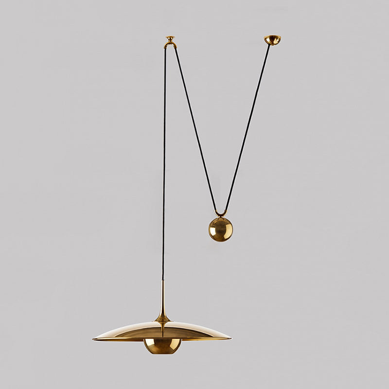 Arixen Suspension Linéaire Dorée Réglable En Hauteur. Métal-Luire