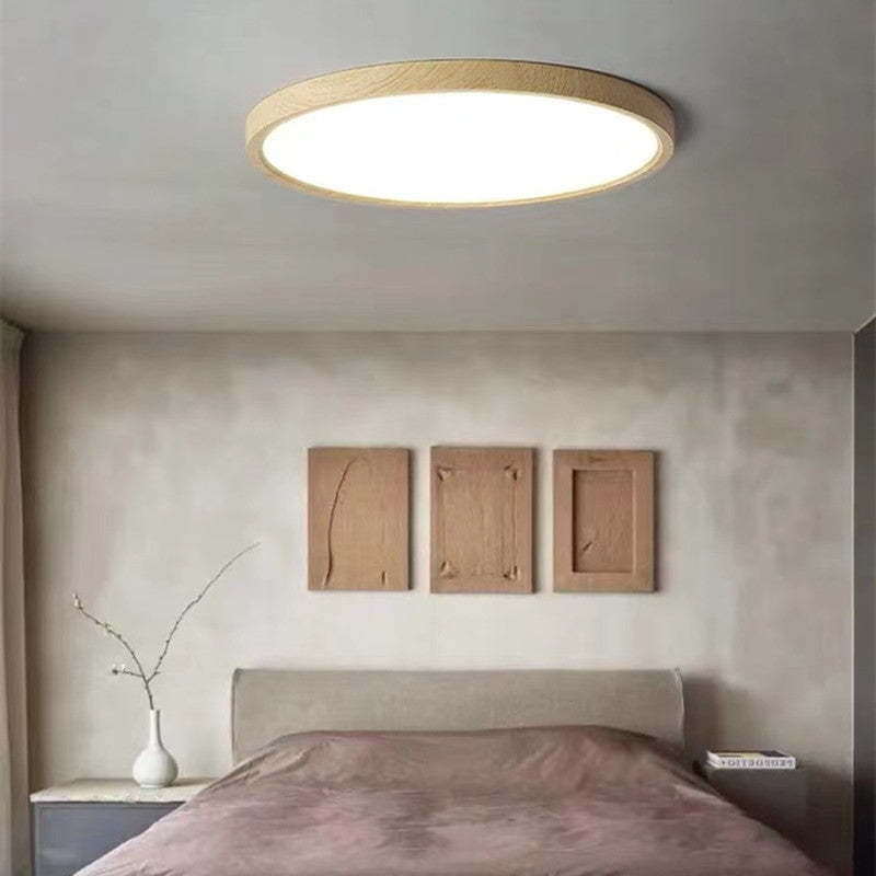 Orvix Ceiling Light Wood LED Minimalist - Sereilux