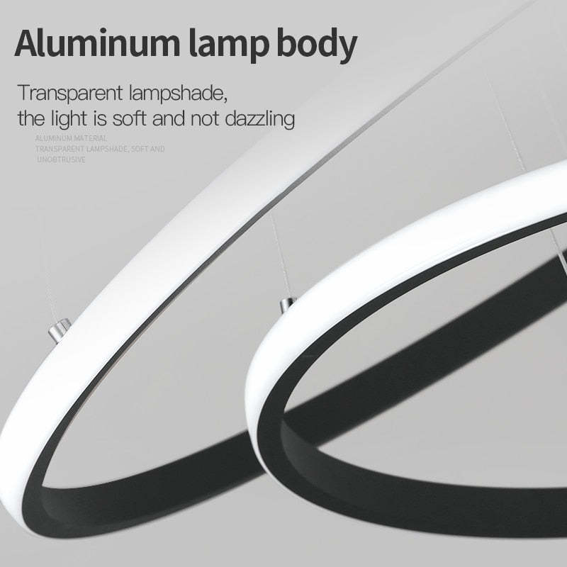 Tavonex Moderne Ring Hanglamp, 2/3/4 Ringen - Sereilux
