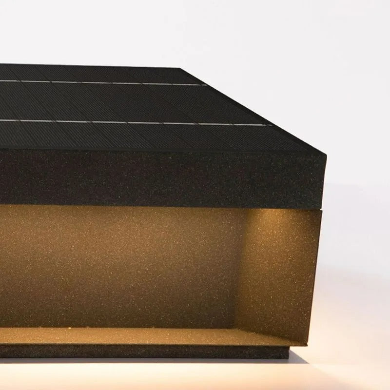 Lenovae Post Lamps Outdoor Modern Square Solar - Sereilux