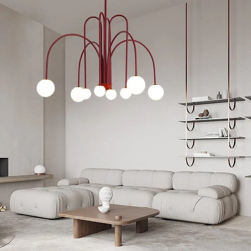 Arvyn Pendant Light Double Layer Glass Bubble - Sereilux