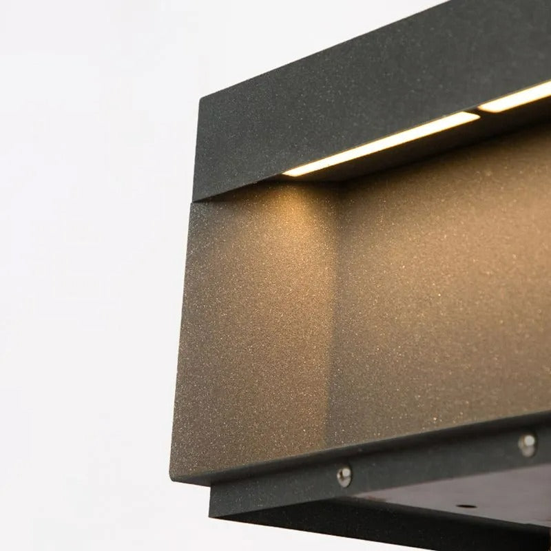Lenovae Post Lamps Outdoor Modern Square Solar - Sereilux