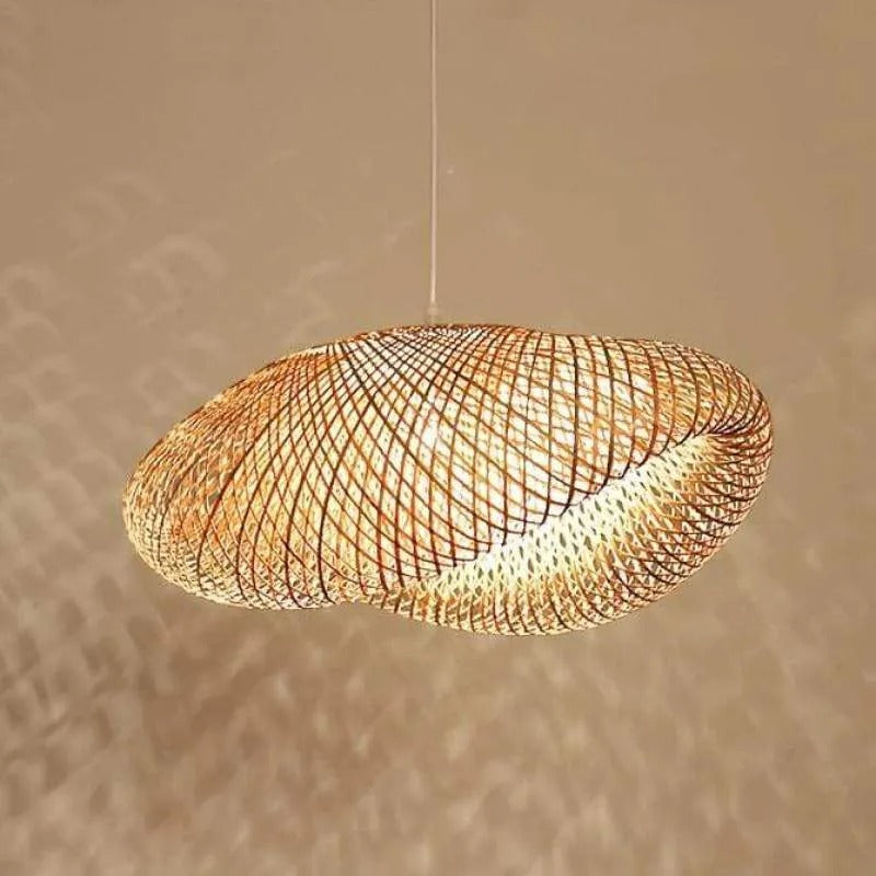 Veltrix Pendant Light Natural Kitchen Island Bamboo - Sereilux